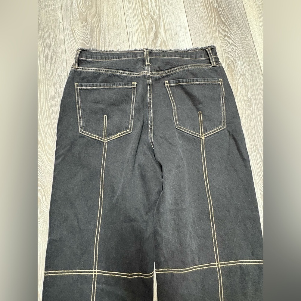 Forever 21 Black Jeans with Skeleton Design - Picture 10 of 10